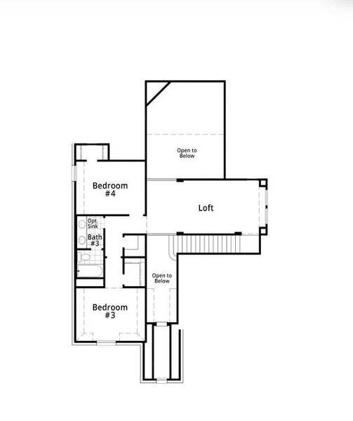 2D floor plan layout for the Westbury Plan by Highland Homes in Tavolo Park, Fort Worth, TX (Image 4). 2D floor plan layout for the Westbury Plan by Highland Homes in Tavolo Park, Fort Worth, TX (Image 4).