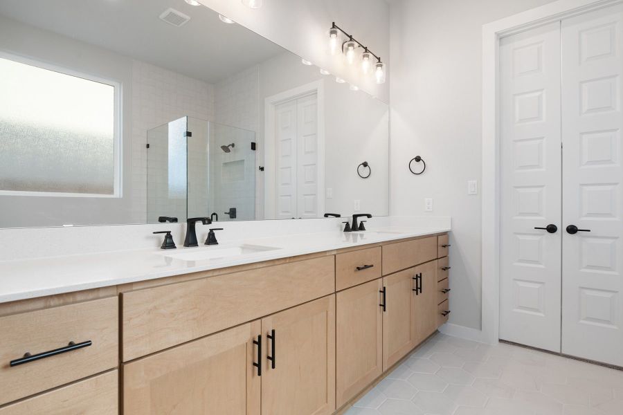 Furnished interior view inside a new home in Heritage, Dripping Springs (Image 16). Furnished interior view inside a new home in Heritage, Dripping Springs (Image 16).