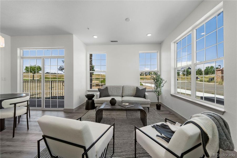 Furnished interior view inside a new home in , Parker (Image 12).