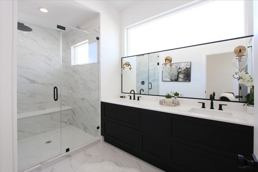 Furnished interior view inside a new home in Yale Terrace, Houston (Image 26). Furnished interior view inside a new home in Yale Terrace, Houston (Image 26).