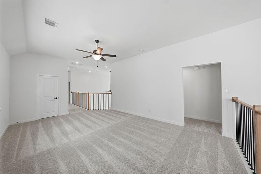 Spacious, unfurnished interior of a new home in Light Farms Brenham - 40' Lots, Celina (Image 29). Spacious, unfurnished interior of a new home in Light Farms Brenham - 40' Lots, Celina (Image 29).