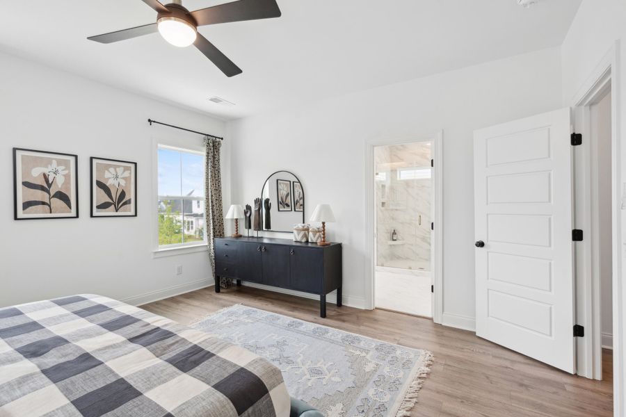 Furnished interior view inside a new home in , Summerville (Image 35).