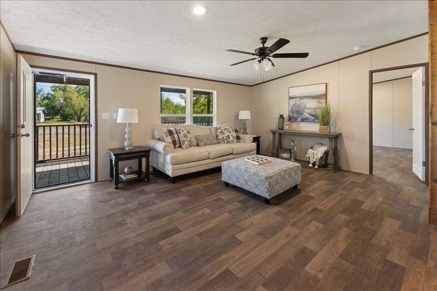 Furnished interior view inside a new home in , Sulphur Springs (Image 6). Furnished interior view inside a new home in , Sulphur Springs (Image 6).