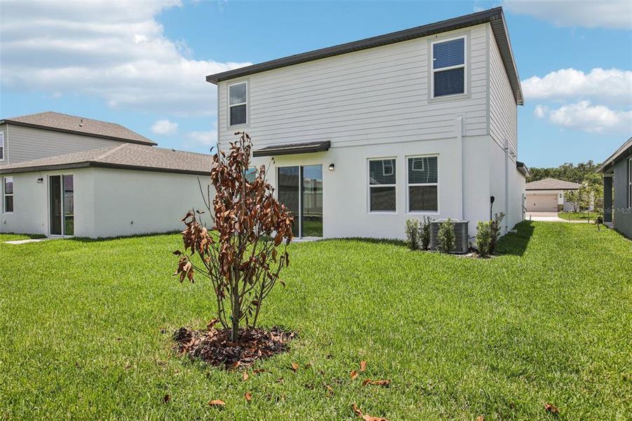 Exterior details and patio area of a home in Two Rivers - Premier Series, Zephyrhills (Image 2).