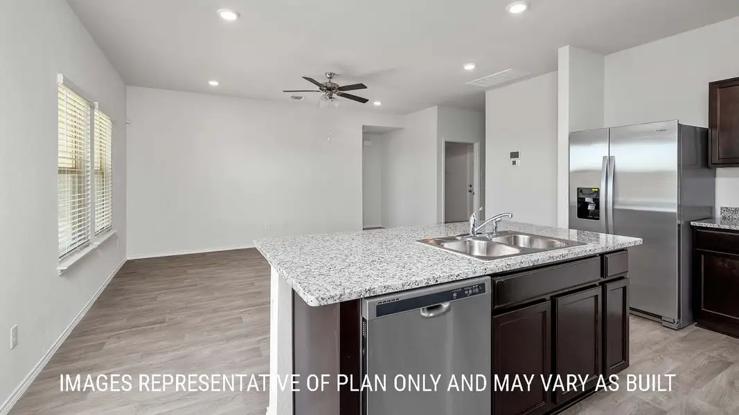 Furnished interior view inside a new home in The Villages at Schwertner Ranch, Jarrell (Image 3).