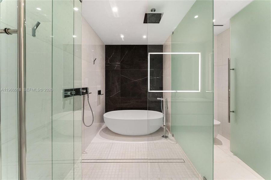 Furnished interior view inside a new home in , Miami (Image 9).