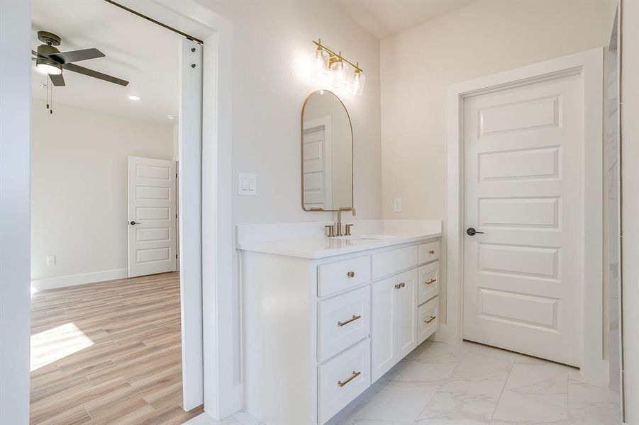 Furnished interior view inside a new home in , Poolville (Image 8).