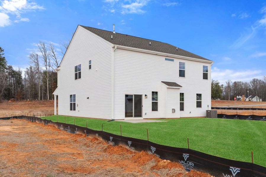 Exterior details and patio area of a home in Hopewell Garden, Winston-Salem (Image 20).