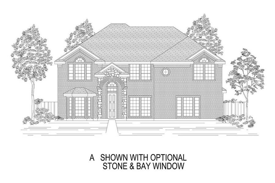 Representative rendering of the exterior for the Remington 2FS (w/Media) by First Texas Homes (Image 3). Representative rendering of the exterior for the Remington 2FS (w/Media) by First Texas Homes (Image 3).