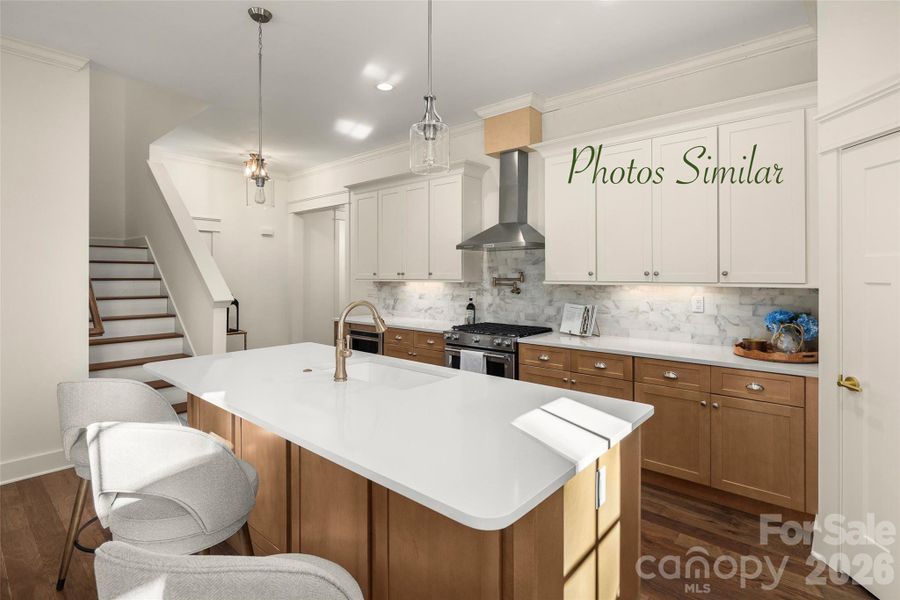 Furnished interior view inside a new home in , Hendersonville (Image 6).