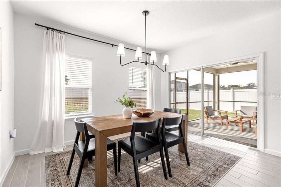 Furnished interior view inside a new home in Millwood: Millwood Estates - The Enclave, Ocala (Image 56). Furnished interior view inside a new home in Millwood: Millwood Estates - The Enclave, Ocala (Image 56).