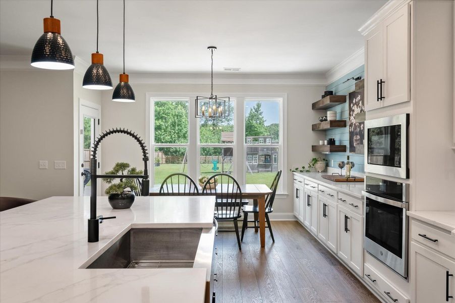 Furnished interior view inside a new home in The Enclave at French Quarter Creek, Huger (Image 10).