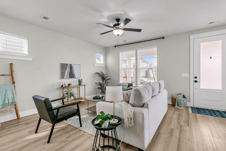 Furnished interior view inside a new home in Nexton - Midtown - The Park Collection, Summerville (Image 11).