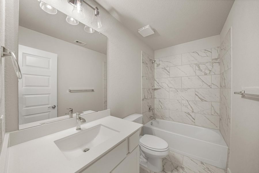 Furnished interior view inside a new home in Barton Creek Ranch, Conroe (Image 5). Furnished interior view inside a new home in Barton Creek Ranch, Conroe (Image 5).