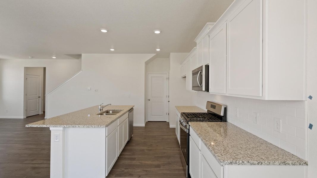 Furnished interior view inside a new home in Prairie Song, Windsor (Image 3).