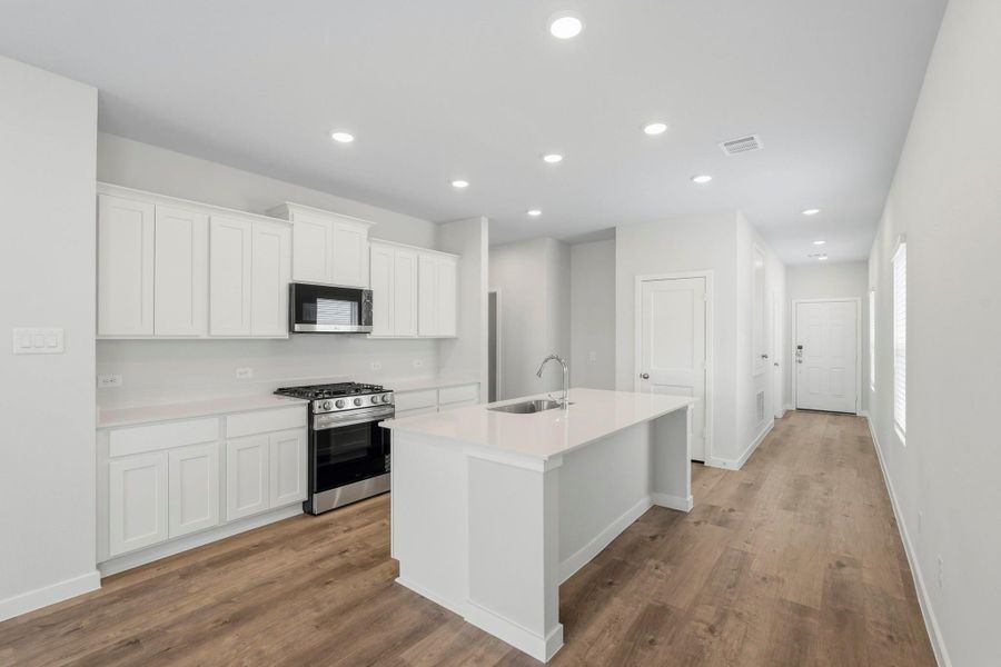 Furnished interior view inside a new home in Northpark South, Porter (Image 5).