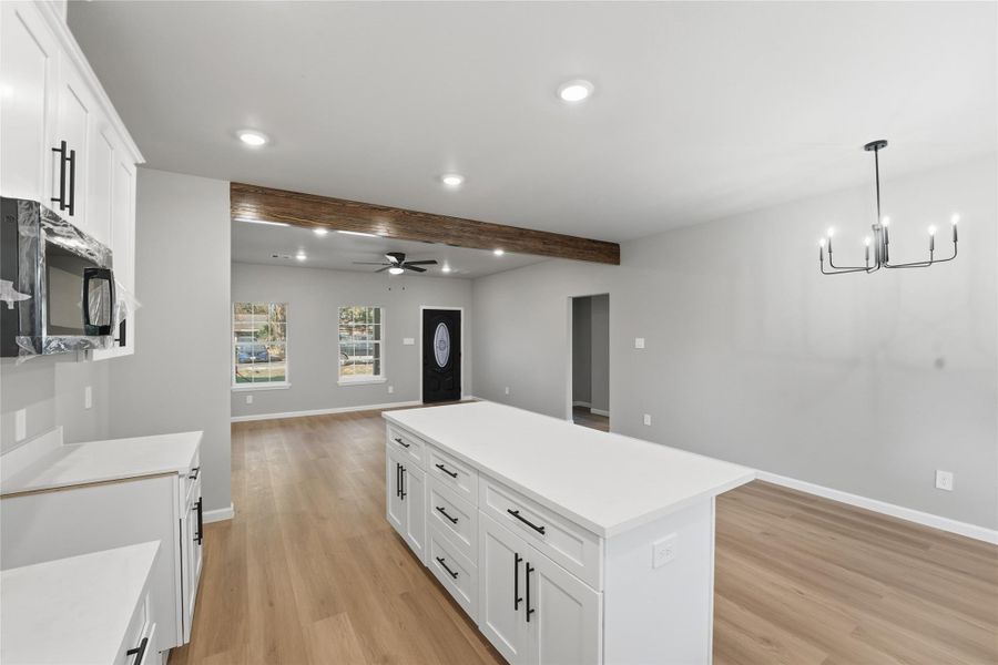 Furnished interior view inside a new home in , Crosby (Image 6).