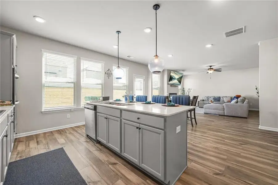 Furnished interior view inside a new home in Berkeley Lakes, Locust Grove (Image 15).