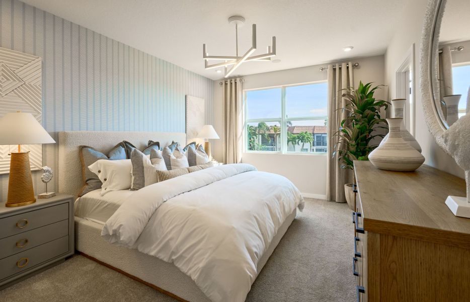 Representative furnished interior of a home built from the Hawthorn by Mattamy Homes in Forest – Townhomes, Greenacres (Image 6).