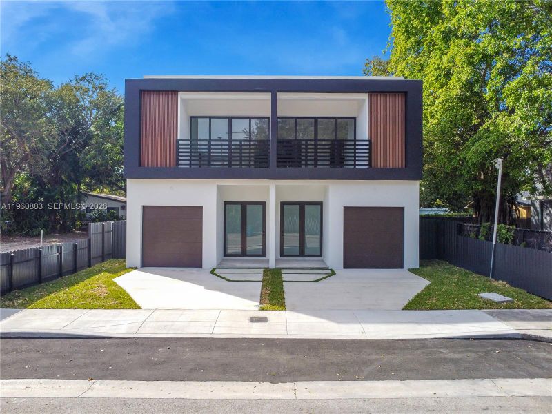 Front exterior of a new home in , Miami, FL, highlighting curb appeal (Image 20).