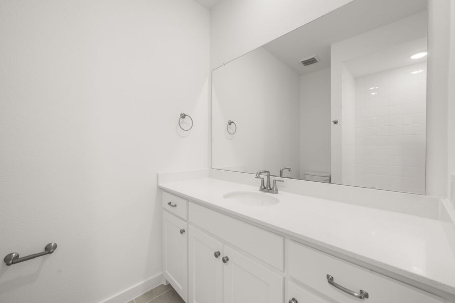 Furnished interior view inside a new home in Wildridge, Oak Point (Image 12).