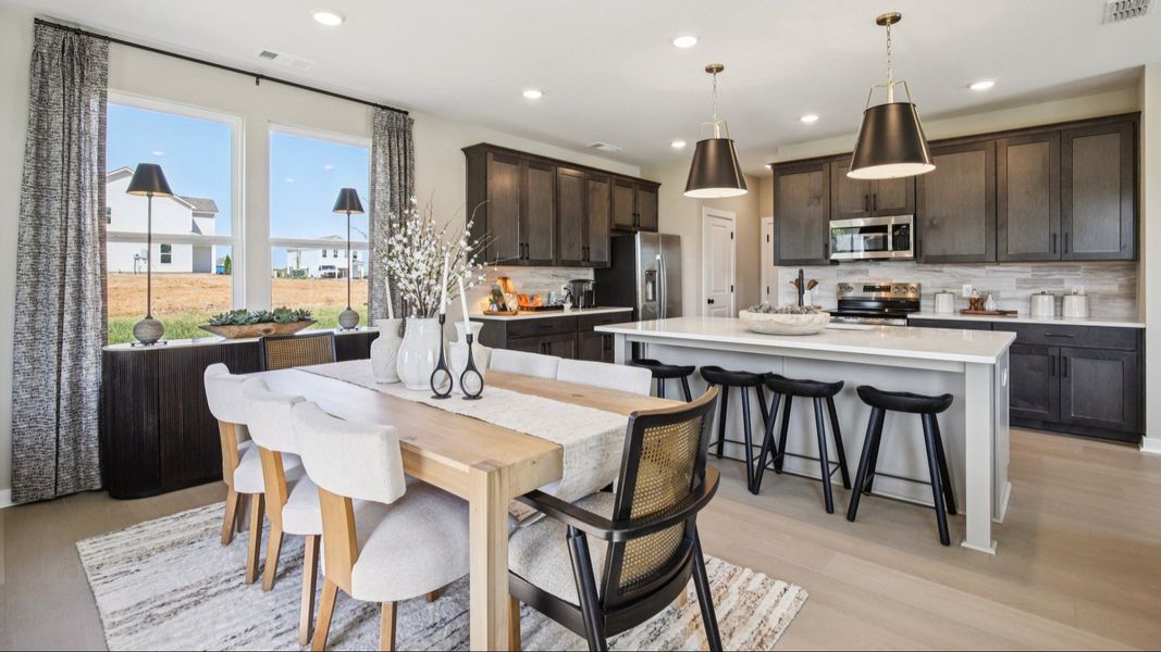 Representative furnished interior of a home built from the Jasmine by DRB Homes in Spring Branch, Smyrna (Image 16).