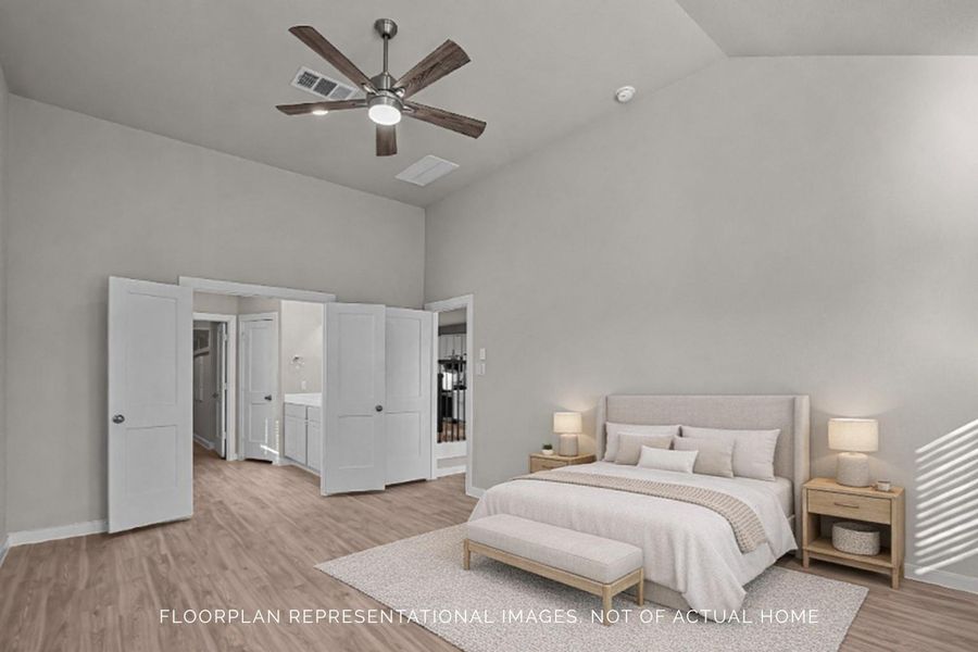 Furnished interior view inside a new home in Moran Ranch, Willis (Image 5).