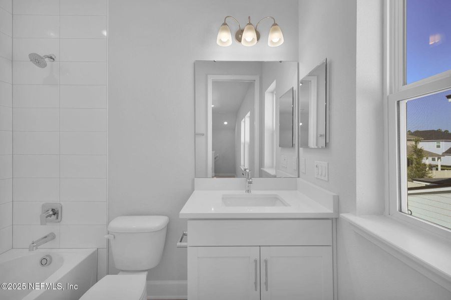 Furnished interior view inside a new home in Crosswinds at Nocatee, Ponte Vedra Beach (Image 13). Furnished interior view inside a new home in Crosswinds at Nocatee, Ponte Vedra Beach (Image 13).