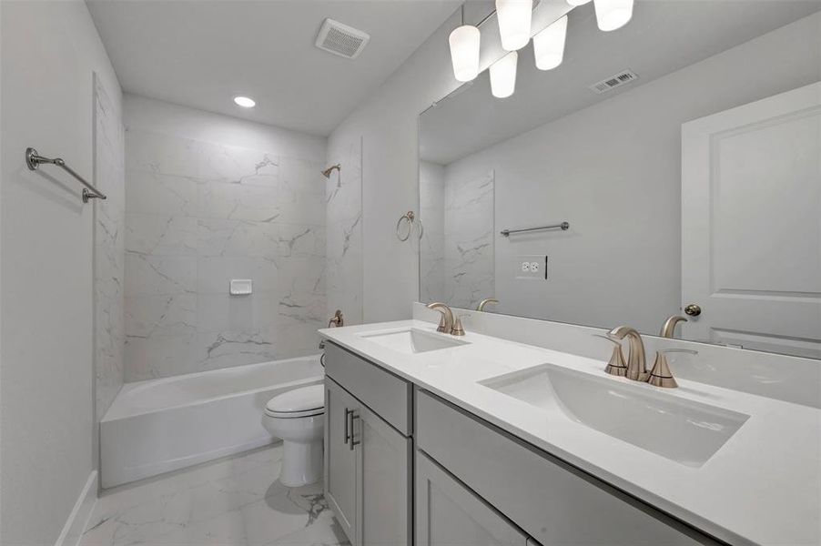 Furnished interior view inside a new home in Aster Park, McKinney (Image 13).
