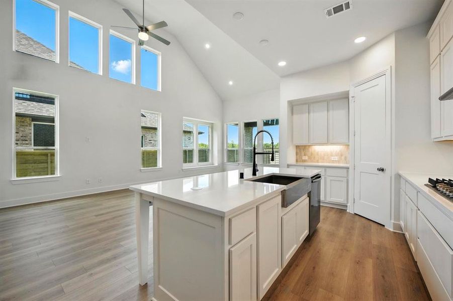 Furnished interior view inside a new home in Treeline, Justin (Image 11).