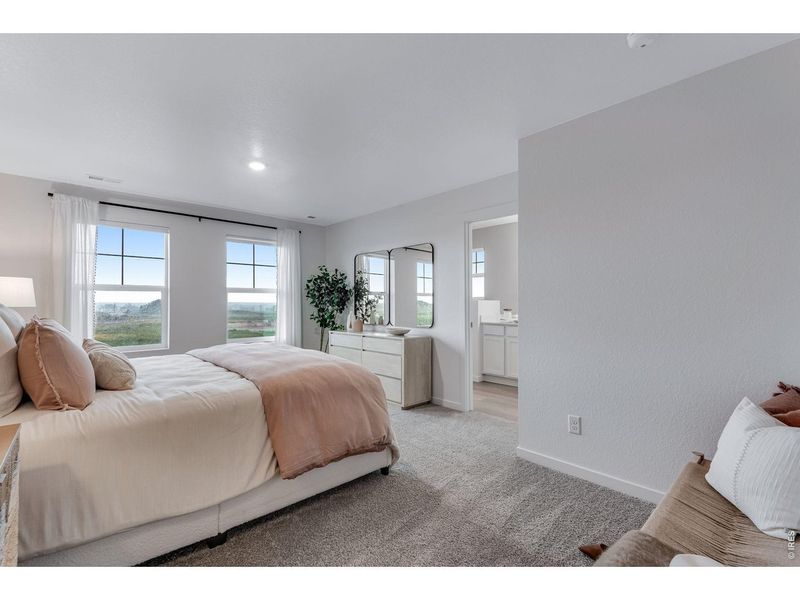 Furnished interior view inside a new home in Vista Meadows, Fort Lupton (Image 7).