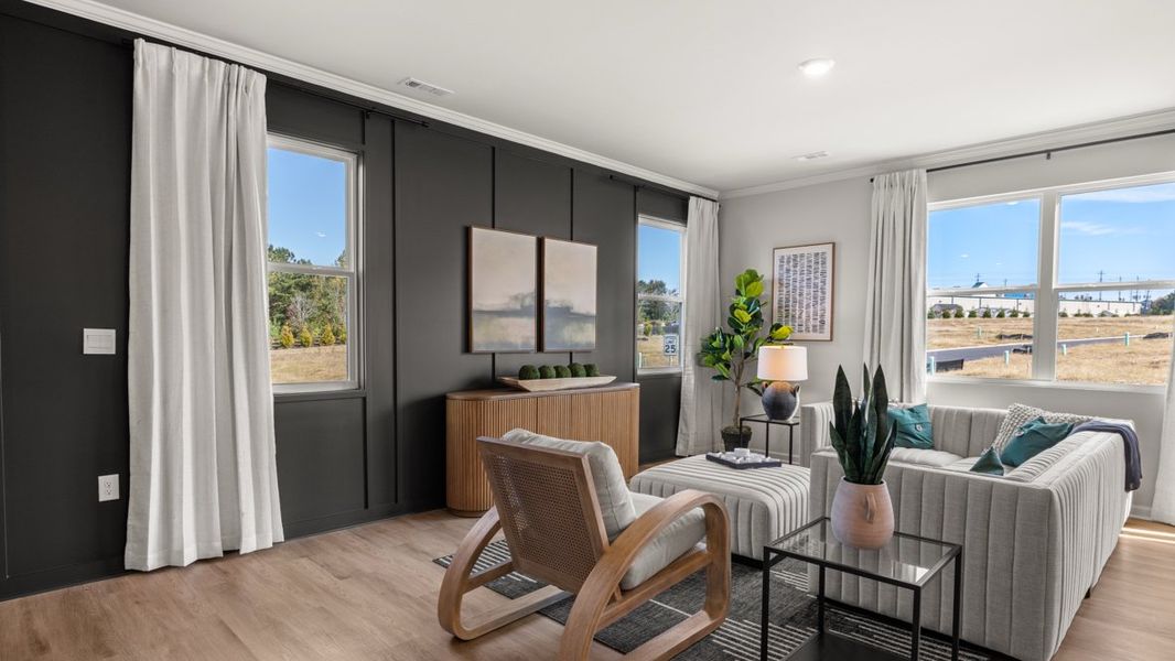Furnished interior view inside a new home in Hughes Court, Dawsonville (Image 10).