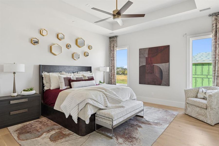 Furnished interior view inside a new home in , Southlake (Image 25).