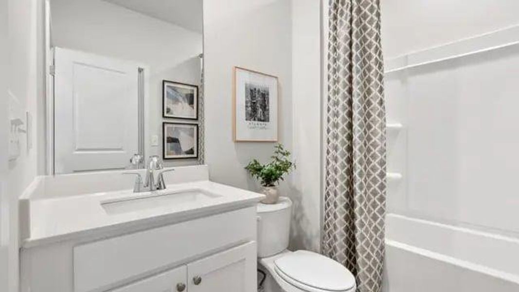 Furnished interior view inside a new home in Belleview Manor, Fairburn (Image 16).