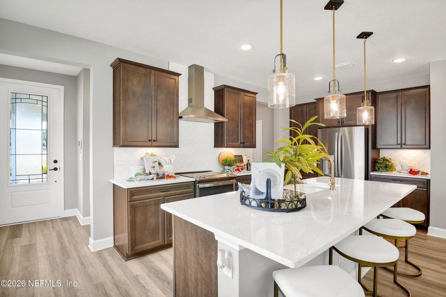 Furnished interior view inside a new home in , Jacksonville (Image 12).