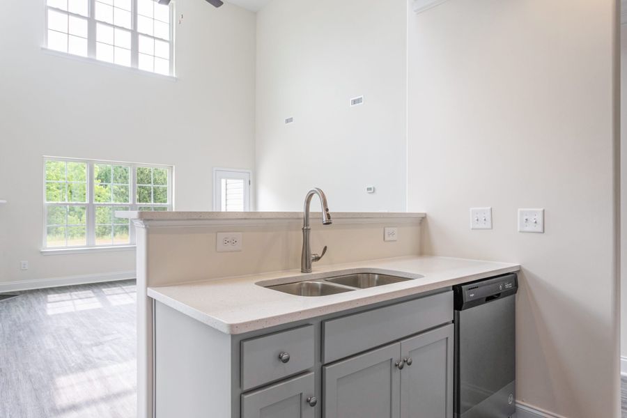 Representative furnished interior of a home built from the Jamestown by Keystone Homes NC in Sullivans Reserve, Walkertown (Image 14).