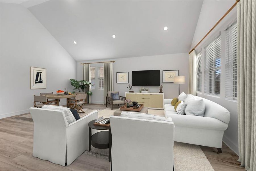 Furnished interior view inside a new home in Gateway Parks, Forney (Image 11). Furnished interior view inside a new home in Gateway Parks, Forney (Image 11).