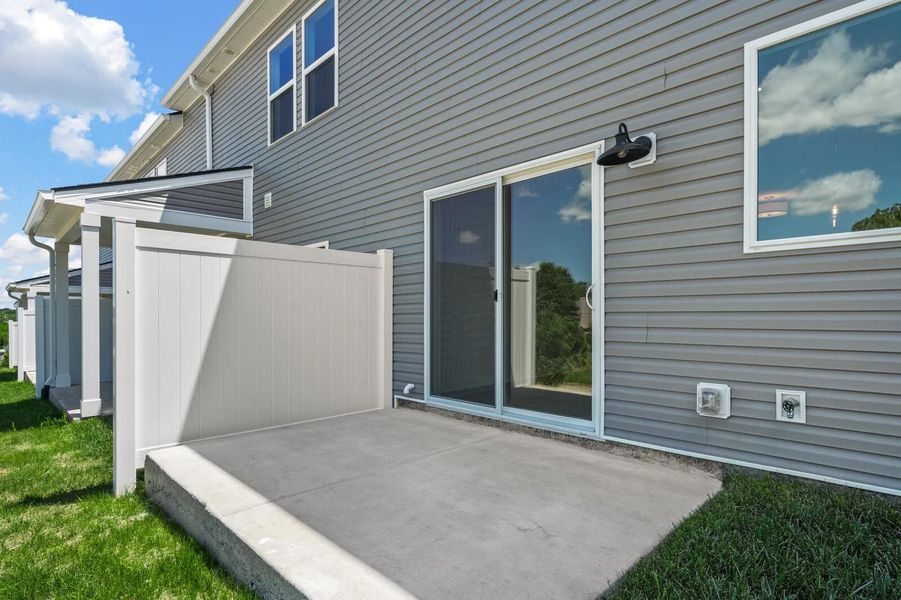 The Lawson A Outdoor Living Area