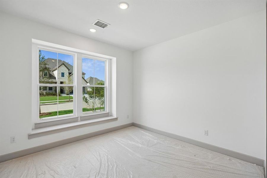 You'll find nicely sized secondary bedrooms in our Tristan plan.