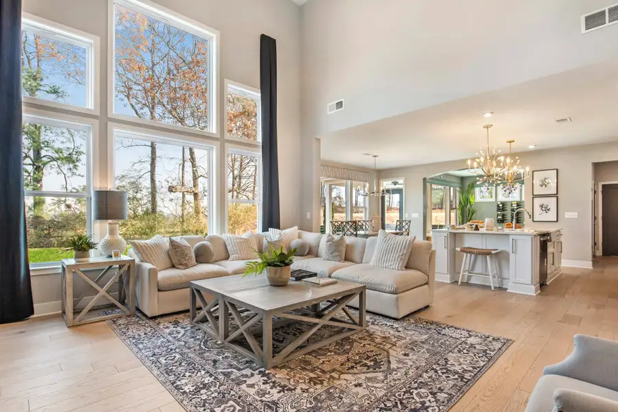 Representative furnished interior of a home built from the Grandin by Fischer Homes in The Dunes at Sandbar, Santa Rosa Beach (Image 79).