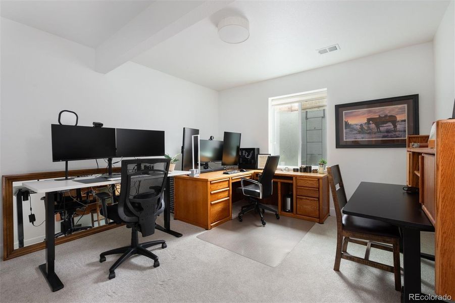 Furnished interior view inside a new home in Trailstone Destination Collection, Arvada (Image 32).