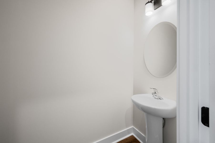 Photo is of a similar home