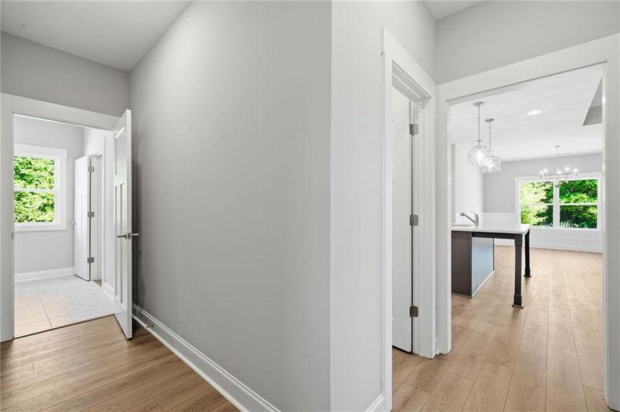 Spacious, unfurnished interior of a new home in , Monroe (Image 43).