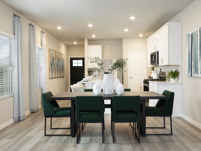 Furnished interior view inside a new home in Eastridge - Spring Series, McKinney (Image 7).