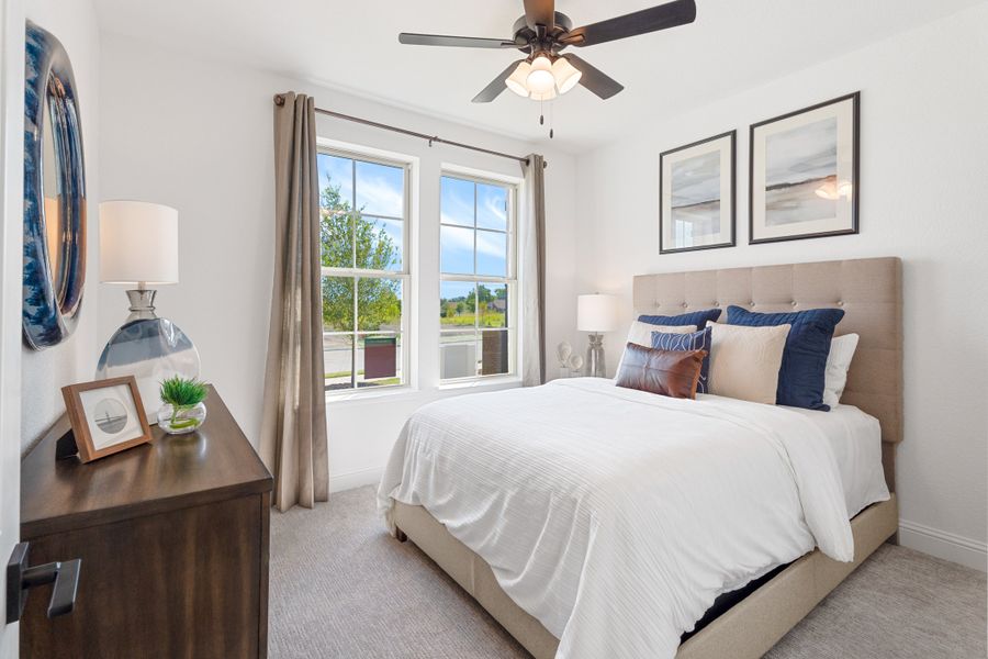 Furnished interior view inside a new home in Valencia on the Lake, Little Elm (Image 13).