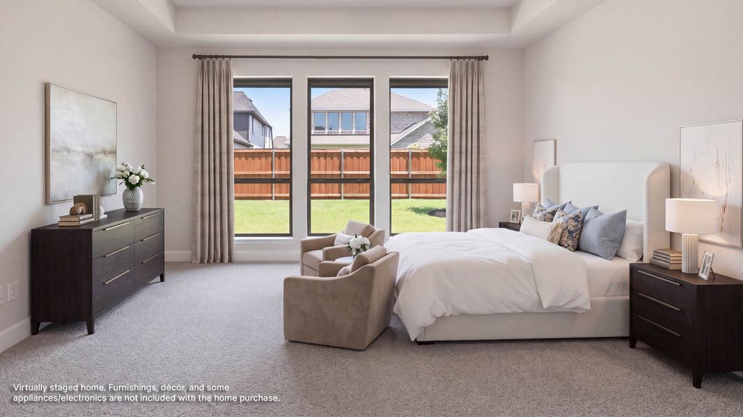 Furnished interior view inside a new home in Mosaic, Celina (Image 10). Furnished interior view inside a new home in Mosaic, Celina (Image 10).