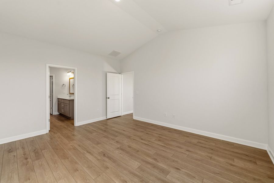 Spacious, unfurnished interior of a new home in Cottages at Lake Emory, Inman (Image 23). Spacious, unfurnished interior of a new home in Cottages at Lake Emory, Inman (Image 23).