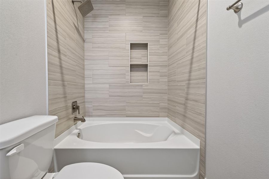 Furnished interior view inside a new home in , Houston (Image 8).