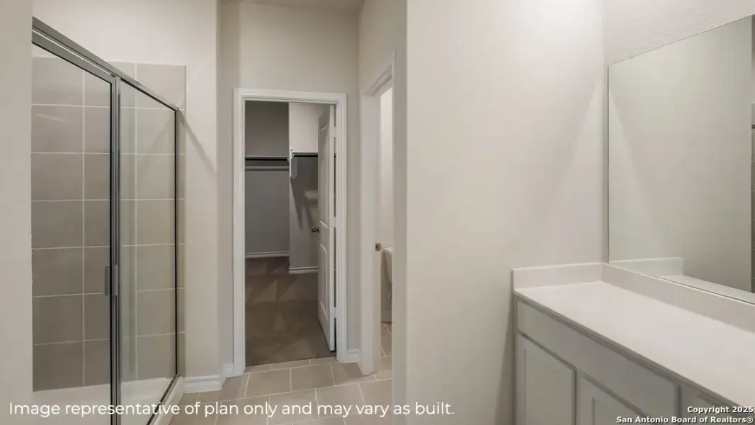 Furnished interior view inside a new home in Brookstone Creek, San Antonio (Image 3).