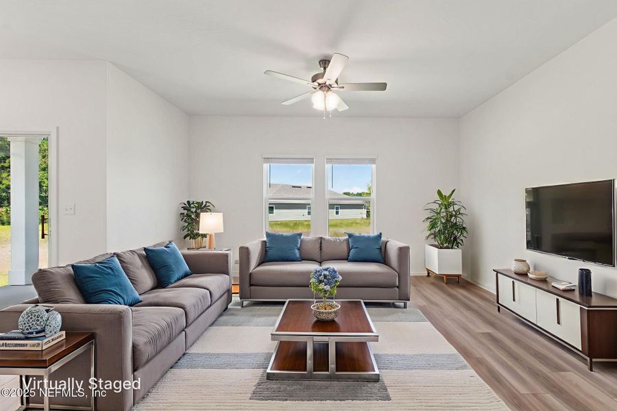 Furnished interior view inside a new home in Panther Creek, Jacksonville (Image 7).